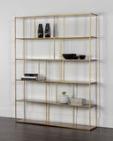 EIFFEL BOOKCASE - EXTRA LARGE ANTIQUE BRASS