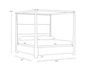 DANETTE CANOPY BED - Default Title
