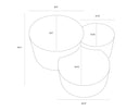 NEO NESTING COFFEE TABLE - Default Title