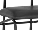 GIBBONS BARSTOOL - BLACK BRAVO PORTABELLA
