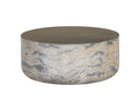 DIAZ COFFEE TABLE - MARBLE LOOK ANTIQUE BRASS