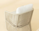 ALLARIZ DINING ARMCHAIR - GREIGE STINSON WHITE