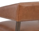 CARLYLE LOUNGE CHAIR - SHALIMAR TOBACCO LEATHER