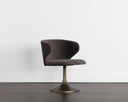 SIMONE SWIVEL DINING CHAIR - MEG ASH