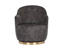 CASEY SWIVEL LOUNGE CHAIR - NONO SHITAKE