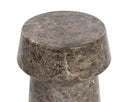 BRIE END TABLE - MARBLE LOOK DARK EMPERADOR