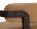 MADRONE LOUNGE CHAIR - BROWN LUDLOW SESAME LEATHER