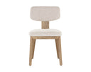 RICKETT DINING CHAIR - WEATHERED OAK DOVE CREAM