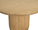  - ROUND RUSTIC OAK 48