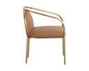 CICERO DINING ARMCHAIR - MILLIKEN COGNAC