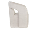 KENDRICK WHEELED DINING ARMCHAIR - MOTO STUCCO