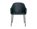 HENSLEY DINING ARMCHAIR - DARK TEAL