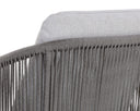 ALLARIZ DINING ARMCHAIR - WARM GREY GRACEBAY LIGHT GREY