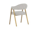 BURGOS DINING ARMCHAIR - BELFAST HEATHER GREY