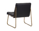 ANTON LOUNGE CHAIR - VINTAGE BLACK