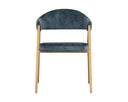 BURGOS DINING ARMCHAIR - NONO PETROL