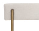 SENECA DINING CHAIR - ANTIQUE BRASS DANNY IVORY
