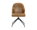 BRETTA SWIVEL DINING CHAIR - TOBACCO TAN