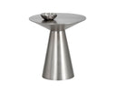 CARMEL END TABLE - STAINLESS STEEL