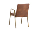HOMER DINING ARMCHAIR - BRAVO COGNAC