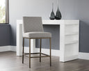 LEIGHLAND COUNTER STOOL - LIGHT GREY