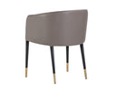 ASHER DINING ARMCHAIR - FLINT GREY NAPA TAUPE