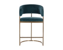 MARRIS COUNTER STOOL - GOLD DANNY TEAL