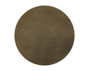 DIAZ COFFEE TABLE - MARBLE LOOK ANTIQUE BRASS