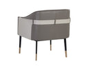 CARTER LOUNGE CHAIR - NAPA TAUPE NAPA STONE