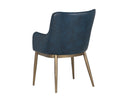 FRANKLIN DINING ARMCHAIR - VINTAGE BLUE