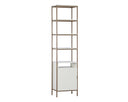 Duren Modular Bookcase - SMALL CHAMPAGNE GOLD CREAM