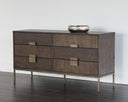 JADE DRESSER - ANTIQUE BRASS DARK MANGO
