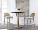 CALANDRI COUNTER STOOL - GREIGE LOUIS CREAM