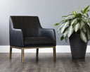 WOLFE LOUNGE CHAIR - BRAVO BLACK