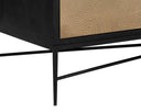 ALGARVE SIDEBOARD - BLACK CHAMPAGNE GOLD