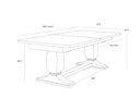 RHAENYRA EXTENSION DINING TABLE - Default Title