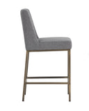 LEIGHLAND COUNTER STOOL - DARK GREY