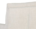 GLENROSE WHEELED DINING ARMCHAIR - EFFIE LINEN