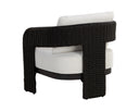 PYLOS LOUNGE CHAIR - BLACK LOUIS CREAM