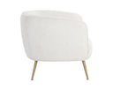 AMARA LOUNGE CHAIR - COPENHAGEN WHITE