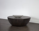KINSLEY COFFEE TABLE - SMALL DARK BROWN