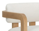 MADRONE LOUNGE CHAIR - RUSTIC OAK HEATHER IVORY TWEED