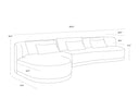 LAKEN SOFA CHAISE - LAF COPENHAGEN WHITE