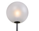 IZORA SCONCE - BLACK FROSTED