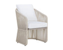 ALLARIZ DINING ARMCHAIR - GREIGE STINSON WHITE