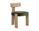 HORTON DINING CHAIR - RUSTIC OAK FOREST GREEN