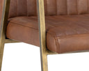 HOMER DINING ARMCHAIR - BRAVO COGNAC