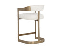 BEAUMONT COUNTER STOOL - ANTIQUE BRASS RHEA LIGHT BARLEY