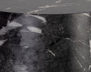 Delmor End Table - MARBLE LOOK BLACK