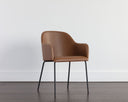 HENSLEY DINING ARMCHAIR - HAZELNUT